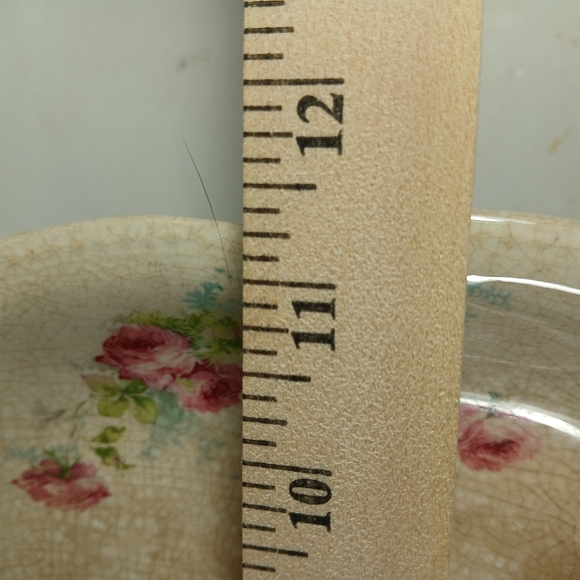 Homer Laughlin Floral Scalloped Edge Platter - Picture 6 of 7